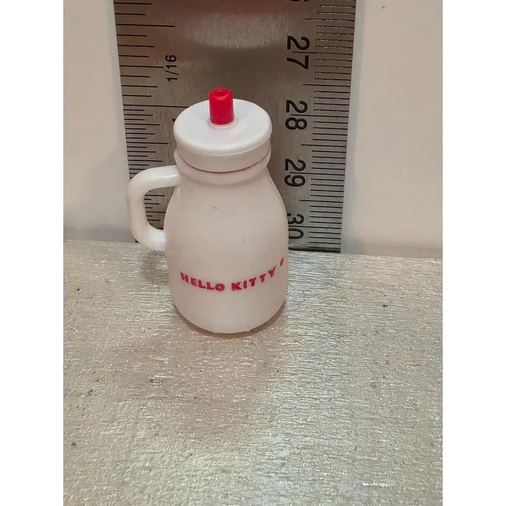 Hello Kitty miniature milk bottle collectible replacement Toy Figure